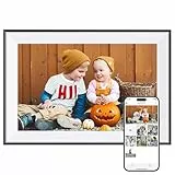 Dragon Touch 10.1'' WiFi Digitaler Bilderrahmen – HD IPS Touchscreen, Auto-Rotate, Sofortiges Teilen von Fotos/Videos, 16GB Speicher Familie und Freunde