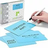 2DOBOARD Beschreibbare Magnete 15 x 10 cm für Kanban Board oder Scrum Tafel - 25 Stück - Blau - Scrum Karten für Whiteboard - Magnete zum beschriften - Magnetic Notes - Kanban Karten (Blau)