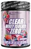 IronMaxx Clear Whey Isolate Zero - Wild Berries 400g Dose | Klares Molkenprotein-Isolat ohne Zucker | Laktosefreies Clear Protein | Protein Limonade mit fruchtig-erfrischendem Geschmack