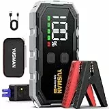 YUSMAN Starthilfe Powerbank für PKW | 6000A Autobatterie Booster für alle Fahrzeuge & 10.0L Diesel mit LED-Taschenlampe, Großdisplay & Springkabel – Ideal für SUV, Motorräder, Rasenmäher