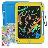 TEKFUN LCD Schreibtafel Kinder Spielzeug ab 3 4 5 6 7 Jahre alt Junge Mädchen, 8,5 Zoll Zaubertafel Maltafel zum Geburtstag & Jahrestagsgeschenk (Blau Gelb)