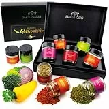 Hallingers Herzlichen Glückwunsch - Gewürz Geschenkset handmade, 5 Gewürze aus aller Welt (Set) - Geschenk im Sommer & als perfektes Grillgeschenk | Geburtstag Glückwunsch Neues Zuhause Jahrestag Glüc
