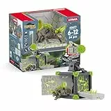 SCHLEICH 42677 BattleCave Steinchamäleons, ab 7 Jahren, ELDRADOR Creatures - Spielset, 34 Teile