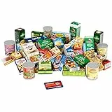 Theo Klein 7205 Online-Zubehörset Shopping Center mit Deutschen Produkten I Mit Schachteln und Dosen für den Kaufladen I Spielzeug für Kinder ab 3 Jahren