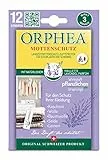 Orphea Mottenschutz für Kleiderschrank 12 Stück, Lavendel-Maillette Duftstreifen, auf pflanzlicher Basis