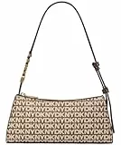 DKNY,HANDBAG,AVRIL TZ SHOULDER BAG,CHINO/CHOCOLATE,1SZ