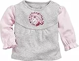Schnizler Baby-Mädchen Sweat-Shirt Interlock Einhorn Langarmshirt, Grau (Grau/Melange 37), 56