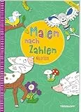 Ausmalspaß mit ÜberraschungseffektWer sich hier wohl alles im Wald versteckt? Ist das etwa ein Marienkäfer auf dem Pilz? Nur wer die Farbfelder ... ausklappbarer Farbtafel (Malen nach Zahlen)