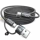 LISEN 240W USB C Kabel 3M Typ C Ladegerät Schnelles Laden, 3.1A USB A/C zu USB-C Kabel für iPhone 15 Pro Max iPad Pro/AIR/Mini 6 MacBook Galaxy S23