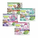 INKEE Bath Slime Mini 4er Pack | Schleim Badewanne Kinder, 4X 20g Schleimpulver mit Vitamin E & Aroma, Badeschleim Badezusatz Kinder