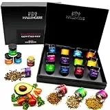Hallingers Klassisches Gewürz-Set - No. 1 - Gewürz Geschenkset handmade, 12 Gewürze aus aller Welt (Set) - Geschenkideen Weihnachten & Geschenke Adventskalender | Neues Zuhause Glückwünsche Freundscha