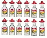 1 Box a 12 x 50ml Sierra Tequila Blanco – 38% Alk. + Space Riegel von Onlineshop Bormann