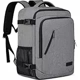 WENIG Ryanair Handgepäck 40x30x20 Handgepäck Rucksack 40x30x25 für Eurowings Reiserucksack Herren Rucksack 40x30x20 mit USB Ladeanschluss, Klein Reiserucksack für Weekender, Kurze Tirp, Grau