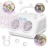 PANACARE 2.0 Automatische Seifenblasenmaschine, Tragbar Professional Bubble Machine 20000+ Bubbles/Min mit Seifenblasenwasser/26 Löchers, Kinder Geschenk für Kinder/Hochzeit/Geburtstag/Bühne/Party