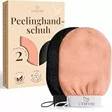 L’Exfose Peelinghandschuh 2er-Pack für Körperreinigung und glatte Haut, Hamam Handschuh, Kessa Glove, Kese Handschuh, koreanischer Peelinghandschuh, Duschhandschuh zum Körperpeeling