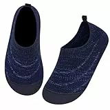 Kyopp Hausschuhe Kinder Turnschläppchen Mädchen Schläppchen Jungen rutschfest Leichte Pantoffeln Kinder Hausschuhe Atmungsaktive Weich Slipper