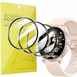 Blueshaweu Schutzfolie Kompatibel mit ZPPSNFIT G1 Smartwatch 1.43 Zoll, HD klar Flexible TPU Displayschutzfolie [3 Stück] Kompatibel für ZPPSNFIT G1 Smartwatch (schwarz)