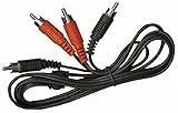 HOLLYWOOD the Starsound Cinch-Kabel | 1,5m Stereo (Stecker/Stecker) | Hochwertiges RCA-Audiokabel für HiFi, Stereoanlage, Subwoofer