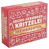Gamely Sechs-Sekunden-Kritzelei Weihnachten: Das rasend schnelle und unglaublich spaßige Zeichen-Spiel | EIN familienfreundliches Partyspiel für Kinder, Jugendliche und Erwachsene