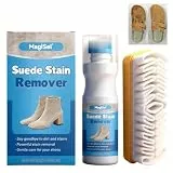 Professionelles Suede & Leder Reinigungsset, Premium Wildleder Schuhpflegeset, 100ml Schuhreiniger Für Schuhe, Schuhputzset mit Schuhbürsten für Wildleder Nubukleder Rauleder Glattleder Pflege