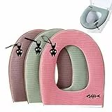 WC Sitzbezüge,Zuzer 3pcs WC Sitzkissen Universal Reißverschluß Waschbar Toilettensitzabdeckung Pads Toilet Seat Cover WC Sitz Pad Toiletten Sitzbezug Wasserdichtes antibakterielles Home WC Sitzkissen