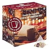 Corasol Sprüche & Tee Adventskalender 2025 Genieße den Augenblick mit 24 Premium Tees & Spruchkärtchen (89 g)