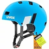 uvex kid 3 cc - robuster Fahrradhelm für Kinder- individuelle Größenanpassung - optimierte Belüftung - blue-white matt - 51-55 cm