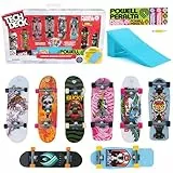 Tech Deck, Powell Peralta Legends SK8Shop Bonus Pack mit Rampe, personalisierbares Mini-Skateboard, Spielzeug für Kinder ab 6 Jahren