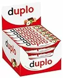 duplo Einzelriegel – knuspriger Schokoriegel mit feiner Nugatcreme, knuspriger Waffel und zarter Vollmilchschokolade – 1 Großpackung mit 40 einzeln verpackten Riegeln (40 x 18,2 g)
