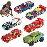YISKY Auto Spielzeug Set, Mini Auto Set Rennauto, Mini Autos Kinder, Die Cast Spielzeugautos Set, Kinderspielzeug Fahrzeuge für 3-12 Jahre Jungen Mädchen Kinder