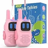 Mädchen Spielzeug ab 3-12 Jahre, Kearui Walkie Talkie Kinder Funkgerät mit Einhorn Silikonhülle Leichtgewichtig, Einhorn Spielzeug Walkie Talkie Mädchen ab 4 5 6 7 8 Jahre (Rosa)