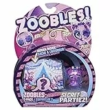 Zoobles Animal 2-Pack, Mermaid Sleepover with Exclusive Transforming Collectible Figures and Pop-up Party Box, Kids Toys for Girls Ages 5 and up