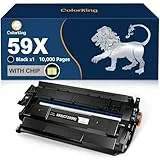 ColorKing 59X mit Chip Kompatibel für HP 59X CF259X CF259A 59A Toner für Laserjet Pro M404dn MFP M428dw M428fdw M428fdn M404dw M304 mit Hoher Reichweite 10.000 Seiten, Einzelpackung