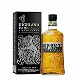 Highland Park 15 Jahre Viking Heart Single Malt Scotch Whisky (44 Prozent Vol, 1 x 0.7 l) – komplexer Geschmack mit sanftem aromatischem Torfrauch, der Whisky mit der Wikinger-Seele