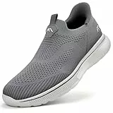 ODCKOI Sneaker Herren Slip on Sneaker - Leichte Atmungsaktive Herren Sportschuhe Ohne Schnürsenkel Leichtgewicht Turnschuhe Mesh Freizeitschuhe Casual Bequem Schlupfschuhe-SHENHUI-43