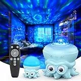 SUPPOU Oktopus LED Sternenhimmel Projektor, Nachtlicht Dimmbar Kinder mit Timer, Projektor Sternenhimmel für Deko Schlafzimmer Zimmer Geschenk Party