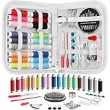 Coquimbo Nähset mit Nähzubehör, Nähzeug Geschenke für Mama Anfänger Reisende Kinder, Nähset Grundausstattung Sewing Kit für Hause Reise Camping & Notnähen mit Nähgarn Nähnadeln Schere Maßband