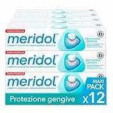 meridol Zahnpasta Zahnfleischschutz 12 Packungen à 75 ml | Bekämpft Zahnfleischbluten und Zahnfleischentzündungen *|Schützt vor Wiederauftreten*|Doppelt wirkende Formel|antibakterielle Wirkung*