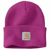 Carhartt Unisex Strickmütze Watch Hat Beanie A18, Magenta Agate, A18
