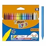 BIC Kredki swiecowe Plastidecor Pudelko 18 sztuk