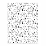 Herding Wellsoft-Decke Peanuts, 150 x 200 cm, Weiche Kuscheldecke, Polyester