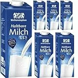 Pufai Weihenstephan Haltbare Milch 3,5% Fett, Milch 1000 ml x 6 STÜCK mit Pufai kostenlosem Überraschungsgeschenk
