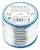 Cornat Fittingslot 250g 97 % - chromfarbig - für die Kalt- & Warmwasserinstallation mit Kupferrohr - Schmelzbereich 230° C - 250° C / Lot / T580915