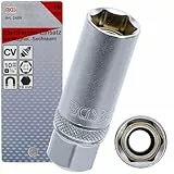 BGS 2469 | Zündkerzen-Einsatz mit Magnet, Sechskant | 10 mm (3/8') | SW 16 mm