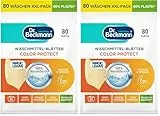 Dr. Beckmann Waschmittel-Blätter Color Protect Orange & Pfirsich | Wirkt ab 20 °C | 80 Blätter (Packung mit 2)