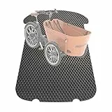 EVA Drive Premium Schutzmatte für Babboe Flow | Passgenaue Lastenrad Fußmatte | Rutschfester Bodenmatte Teppich | Lastenrad Zubehör | Pflegeleicht & Umweltfreundlich | ohne Einfassung | Schwarz