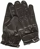 MFH 15615 Security Lederhandschuhe mit Quarzsand (Schwarz/XXL)