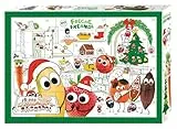 FRECHE FREUNDE Bio Adventskalender 2025 für Kids, Weihnachtskalender, enthält 24 Türchen mit Bio Snacks und Überraschungen, inklusive Such-Spiel, ideal für Kinder, ohne Zuckerzusätze, 1 Stück = 1995g