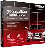 FRANZIS 67103 - Mercedes-AMG GT Adventskalender, Metall Modellbausatz im Maßstab 1:43, inkl. Soundmodul und 52-seitigem Begleitbuch