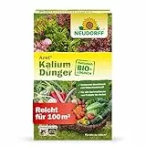 Neudorff Azet Kaliumdünger – Bio-Dünger gleicht Kaliummangel aus und verbessert Geschmack, Widerstandskraft und Lagerfähigkeit, 2 kg für 100 m²